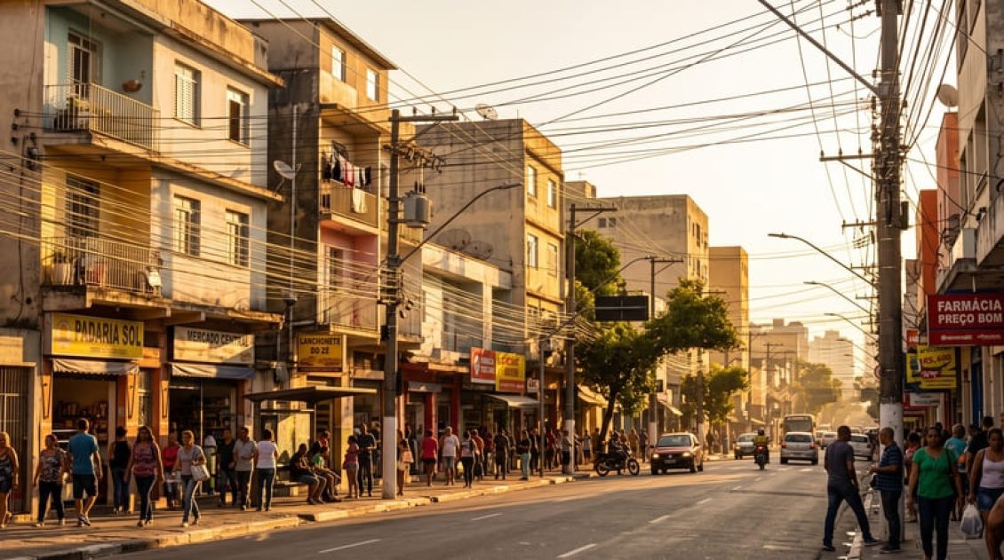 Bairro na Zona Leste de São Paulo atendido pela CVP